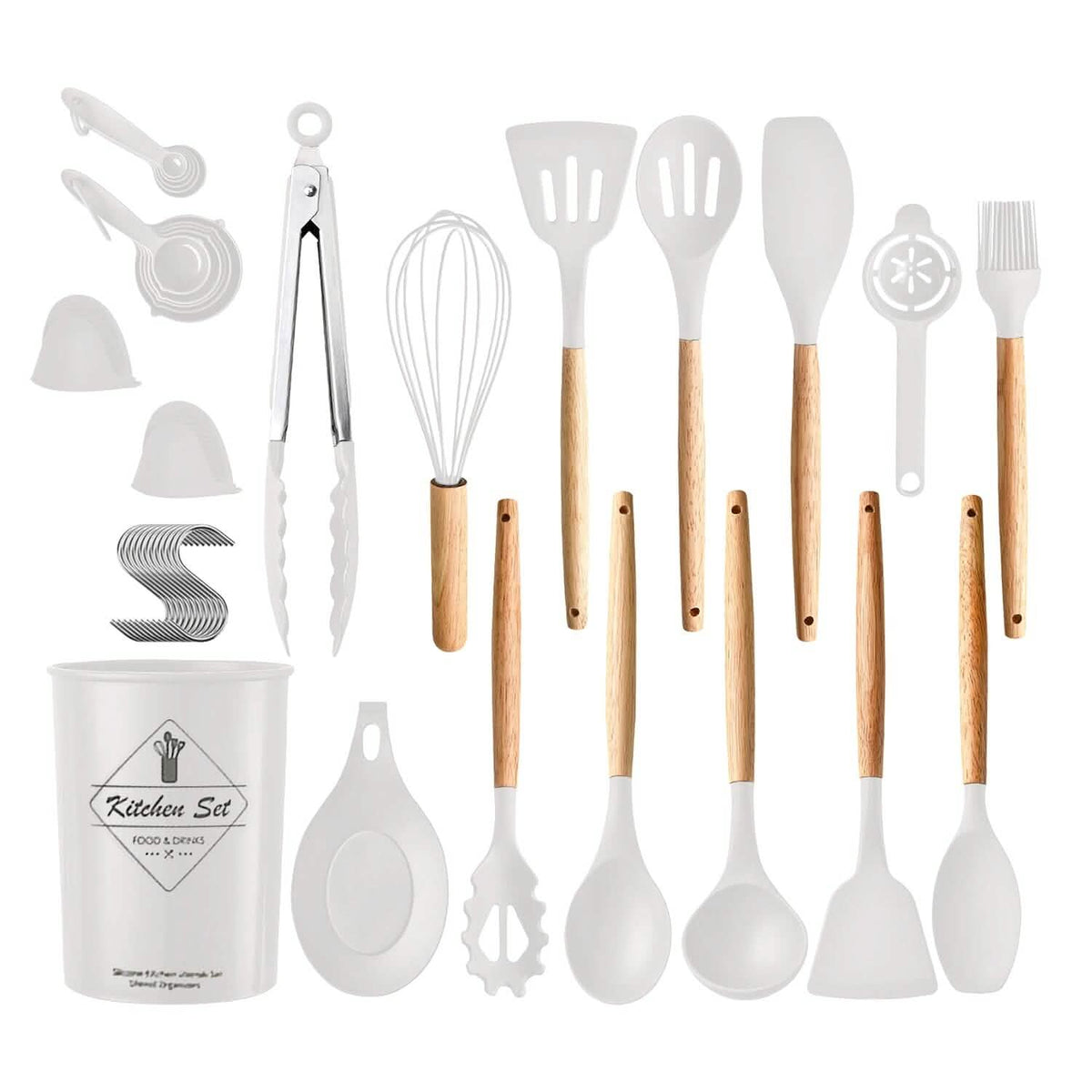 35-Pieces: Kitchen Cooking Utensils Set - A-1 Thread Vault