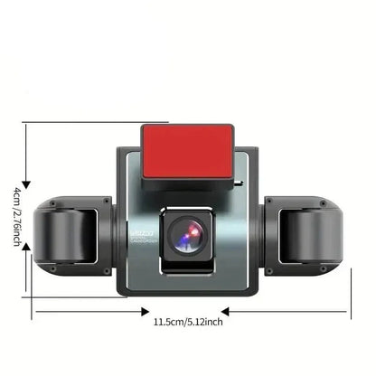 360° Car Drive Recorder – Night Vision, 1080p, 4-Channel - A-1 Thread Vault