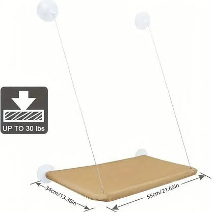 360¬∞ Cat Window Hammock: A Space-Saving Sunny Seat for Indoor Cats! - A-1 Thread Vault