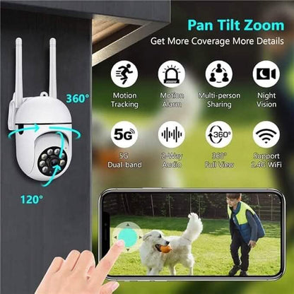 360 Full HD Wi-fi Wireless IP CCTV Security Camera - A-1 Thread Vault