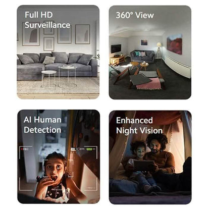 360 Full HD Wi-fi Wireless IP CCTV Security Camera - A-1 Thread Vault