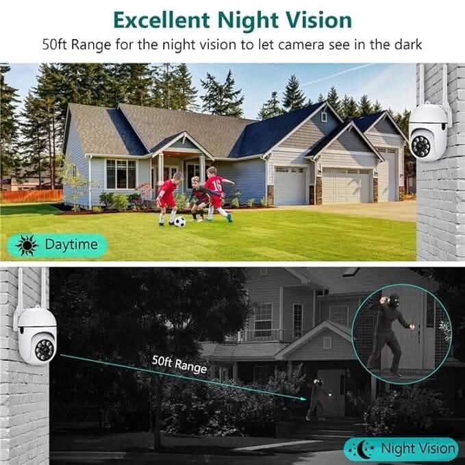360 Full HD Wi-fi Wireless IP CCTV Security Camera - A-1 Thread Vault