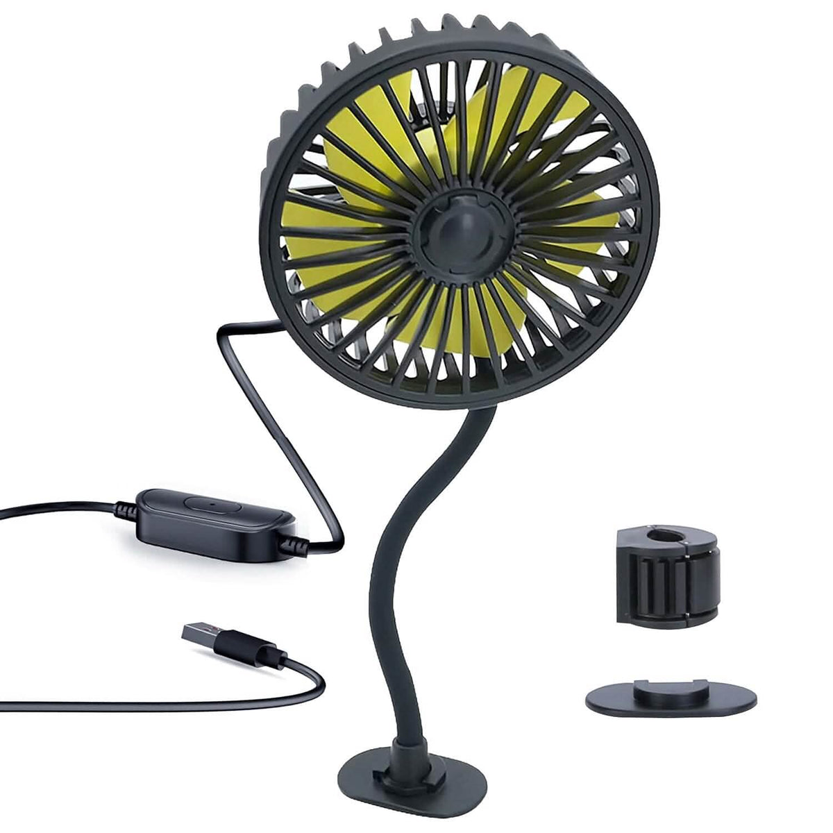 360 º Rotatable Car Cooling Fan with 3 Speeds - A-1 Thread Vault