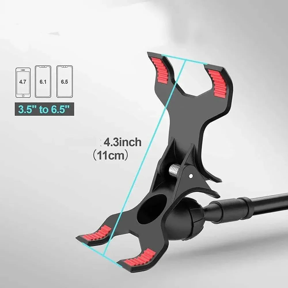 360° Rotating Universal Phone Stand with Flexible Spiral Base for Lazy Browsing - A-1 Thread Vault