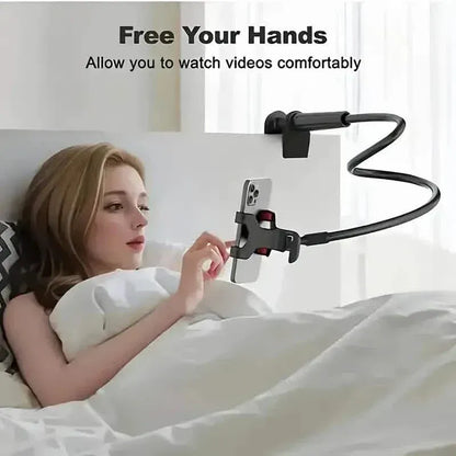 360° Rotating Universal Phone Stand with Flexible Spiral Base for Lazy Browsing - A-1 Thread Vault