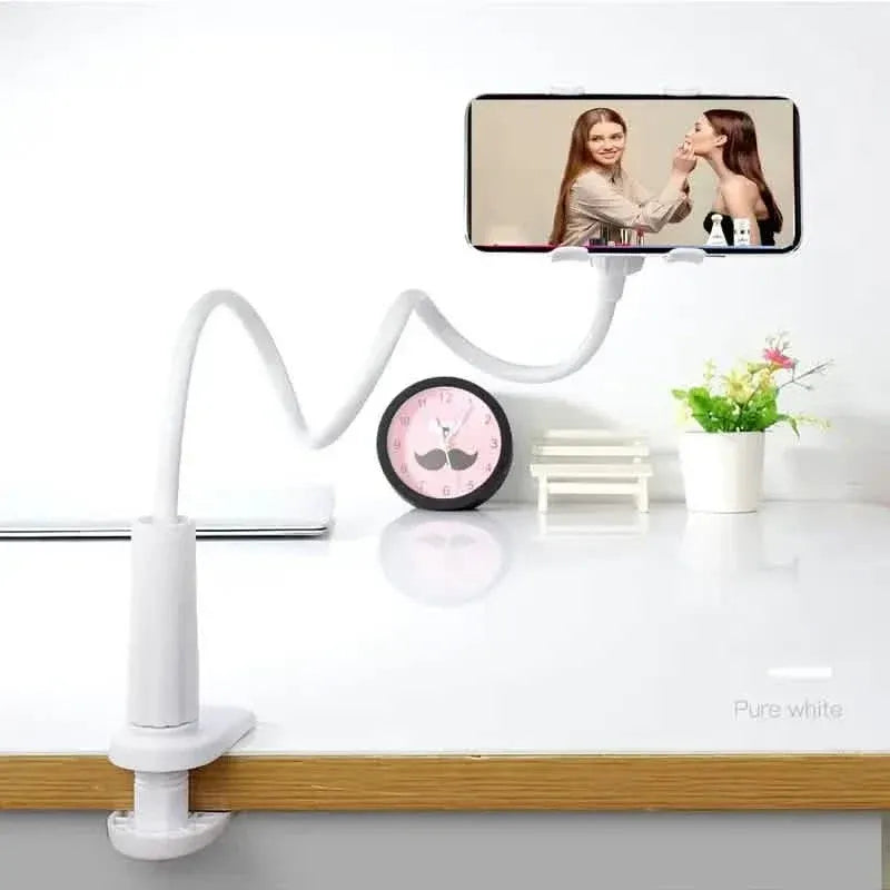 360° Rotating Universal Phone Stand with Flexible Spiral Base for Lazy Browsing - A-1 Thread Vault