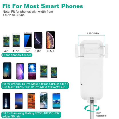 360° Rotatable Extendable Selfie Stand Phone Holder - A-1 Thread Vault