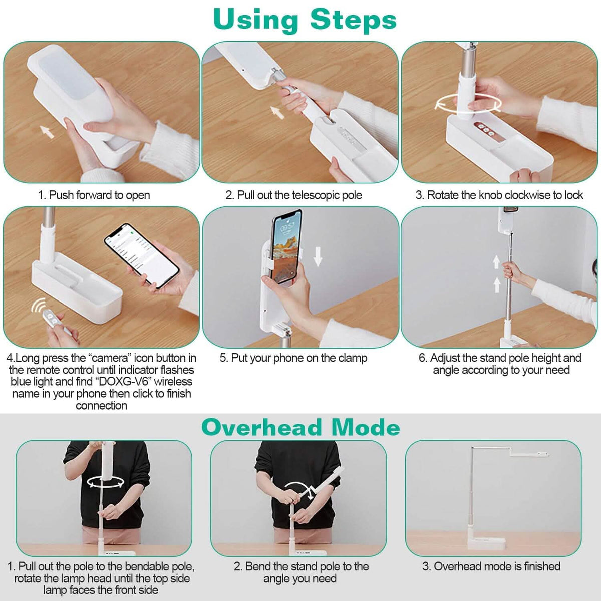 360° Rotatable Extendable Selfie Stand Phone Holder - A-1 Thread Vault