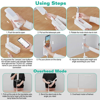360° Rotatable Extendable Selfie Stand Phone Holder - A-1 Thread Vault
