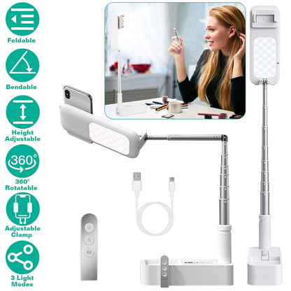 360° Rotatable Extendable Selfie Stand Phone Holder - A-1 Thread Vault