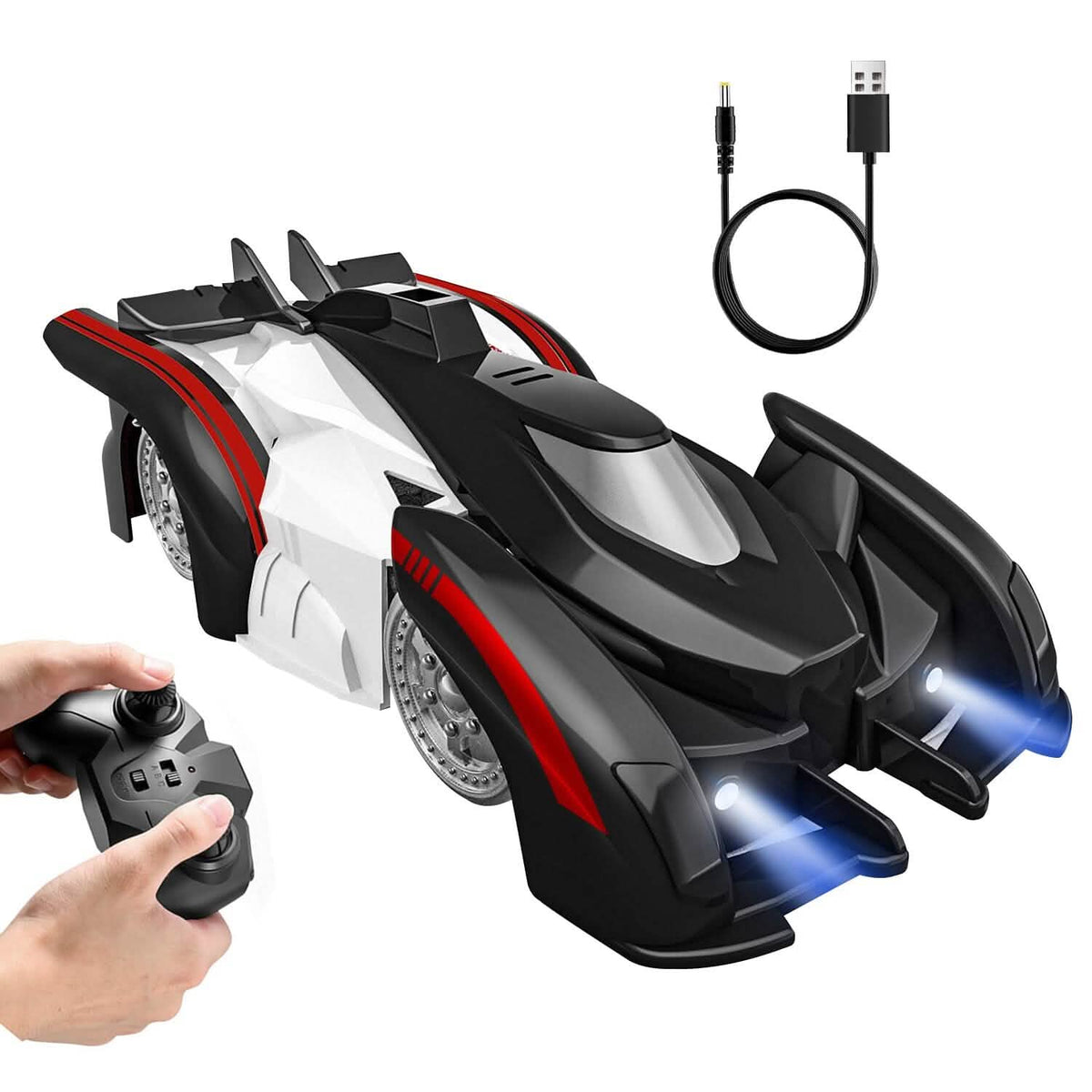 360¬∞ Rotating Electric Wall Climbing Remote Control Dual Mode Car - A-1 Thread Vault