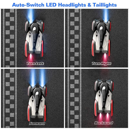 360¬∞ Rotating Electric Wall Climbing Remote Control Dual Mode Car - A-1 Thread Vault