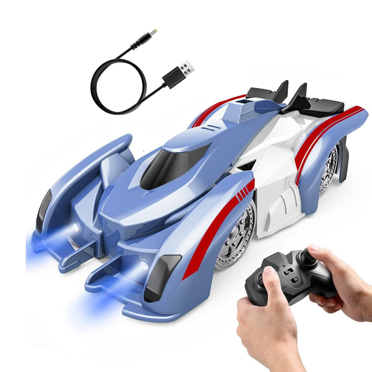 360¬∞ Rotating Electric Wall Climbing Remote Control Dual Mode Car - A-1 Thread Vault