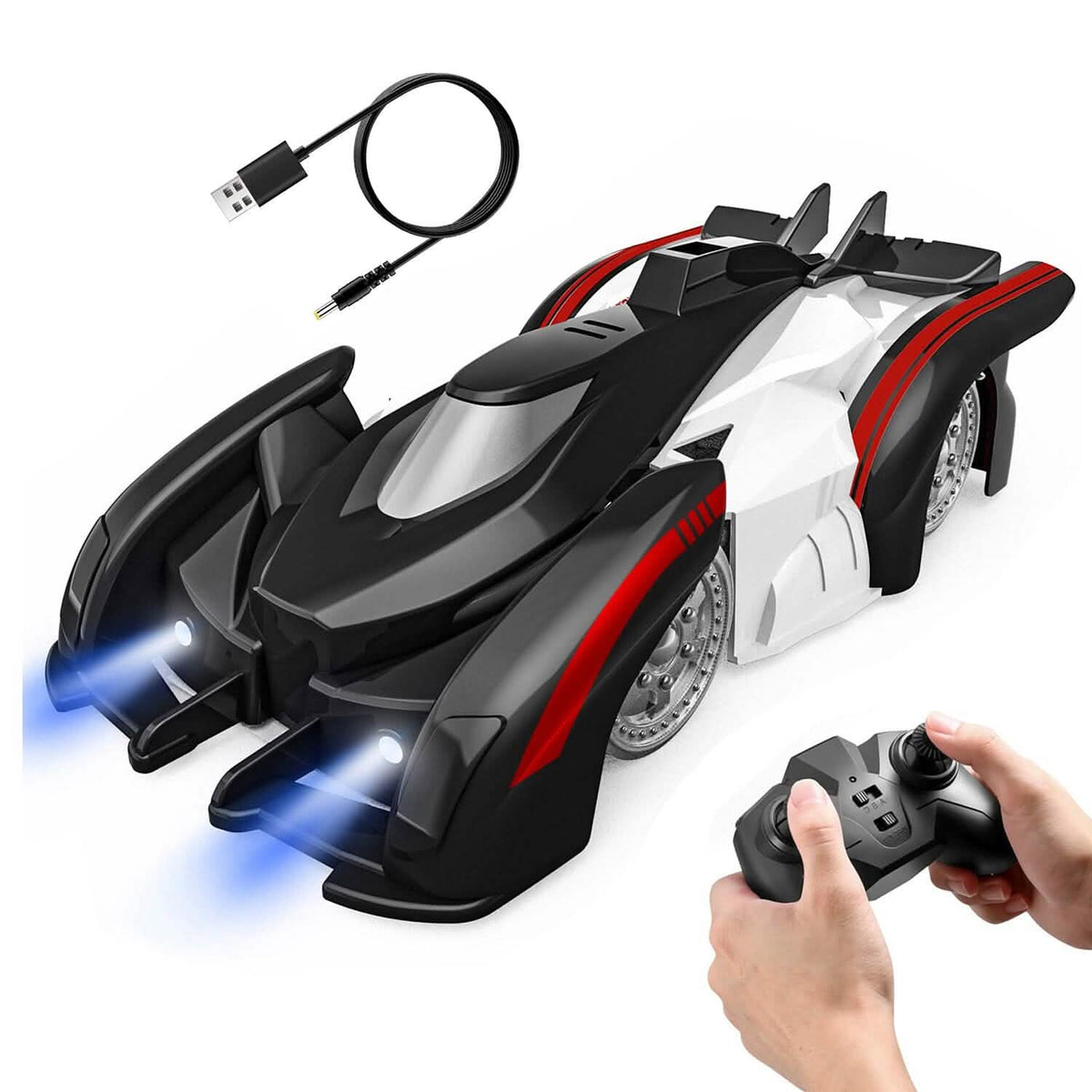 360¬∞ Rotating Electric Wall Climbing Remote Control Dual Mode Car - A-1 Thread Vault