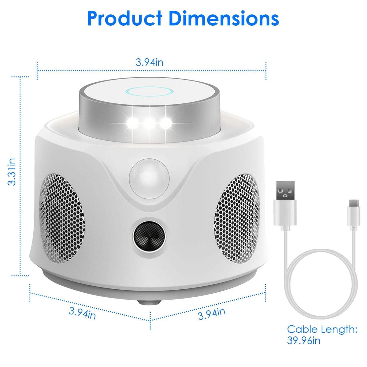 360° Ultrasonic Mice Repellent Indoor with 3 Modes 9 Strobe Lights - A-1 Thread Vault