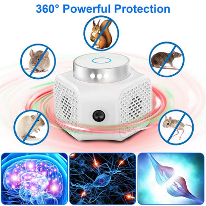 360° Ultrasonic Rodent Chaser Electronic Plug-in Mouse Control - A-1 Thread Vault
