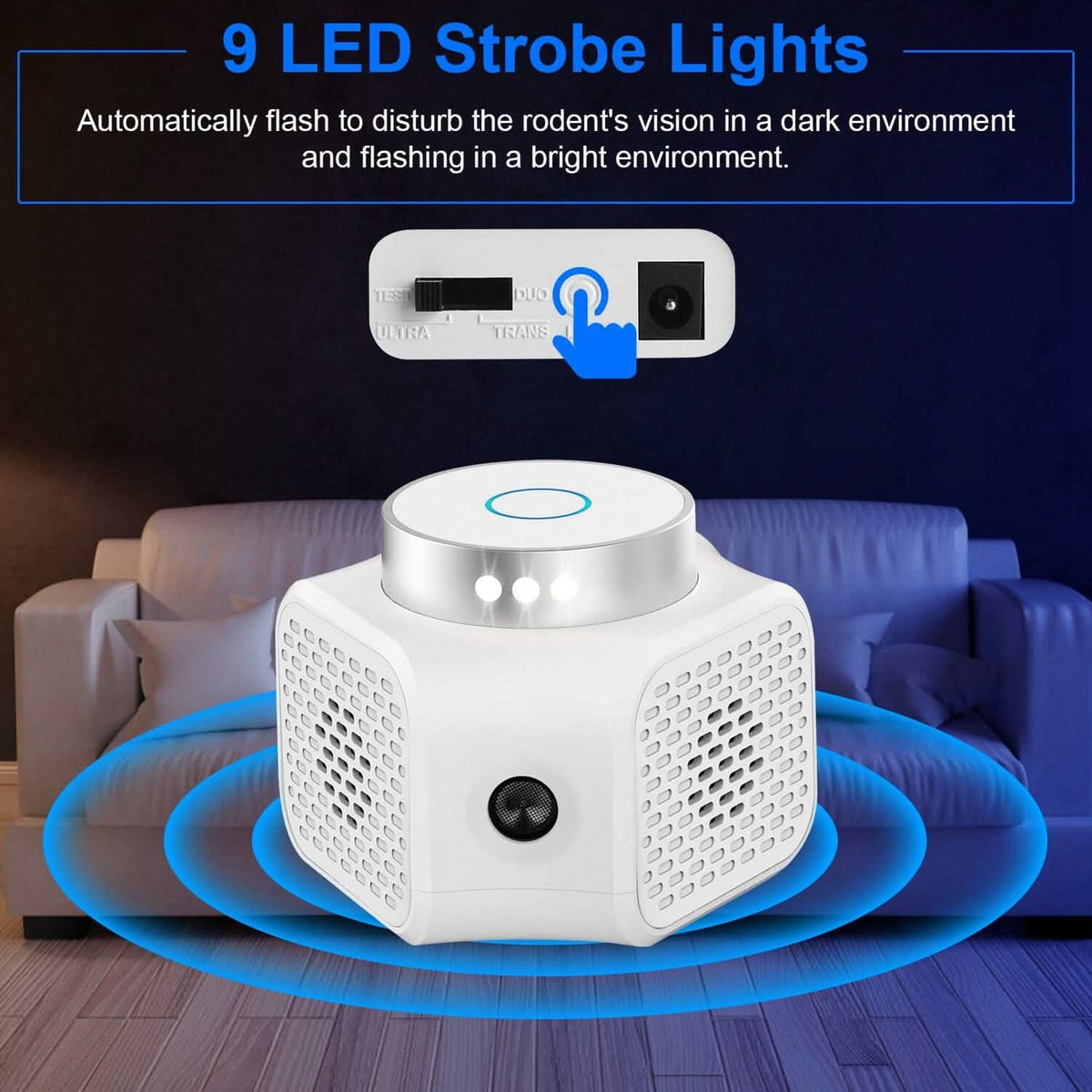 360° Ultrasonic Rodent Chaser Electronic Plug-in Mouse Control - A-1 Thread Vault