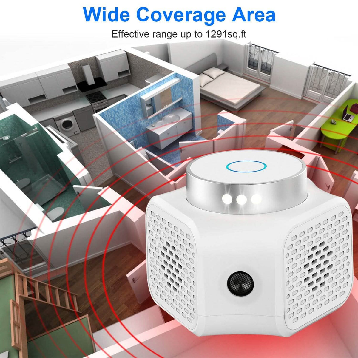 360° Ultrasonic Rodent Chaser Electronic Plug-in Mouse Control - A-1 Thread Vault