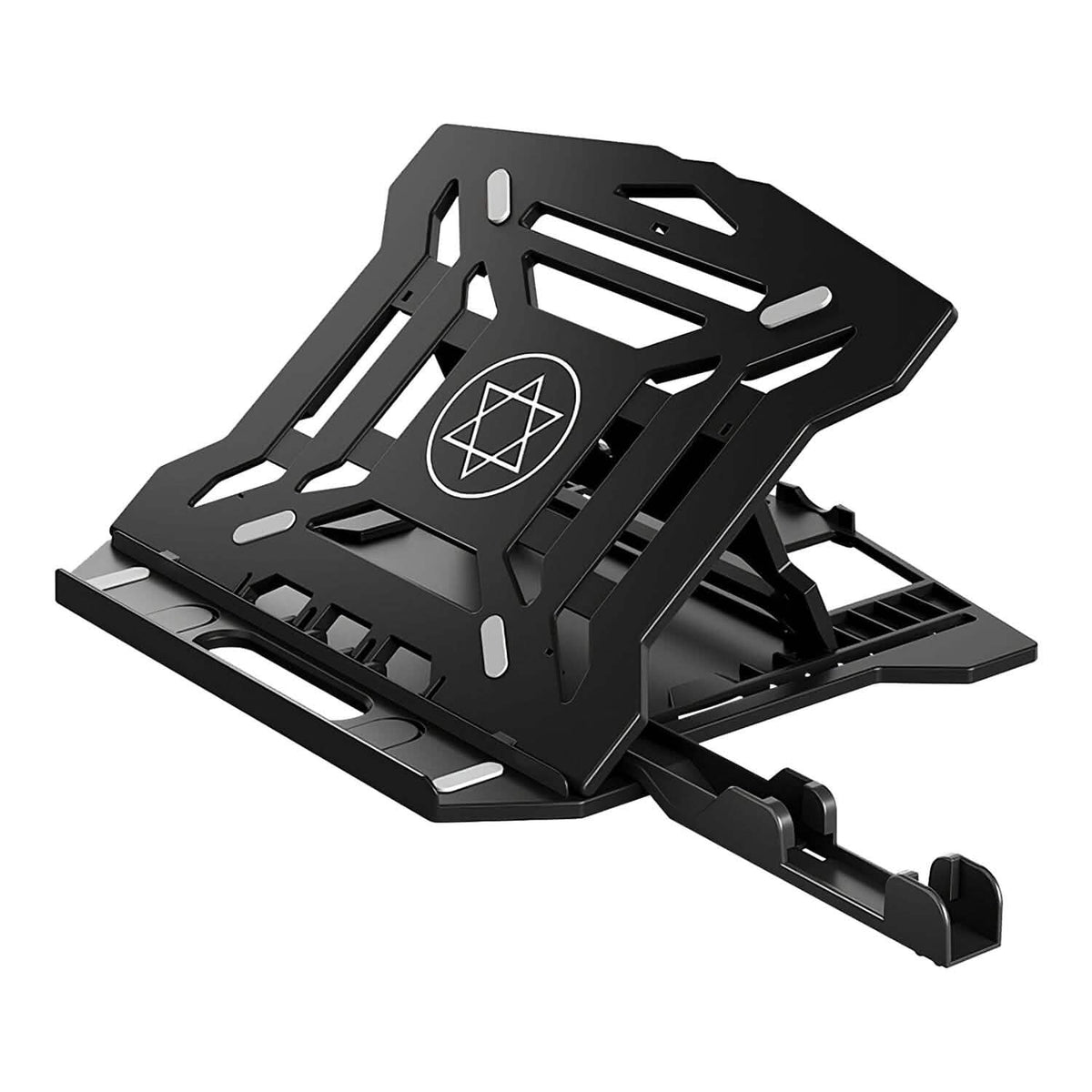 360º Rotating Laptop Riser Stand with Phone Stand 8 Level Adjustable Height - A-1 Thread Vault