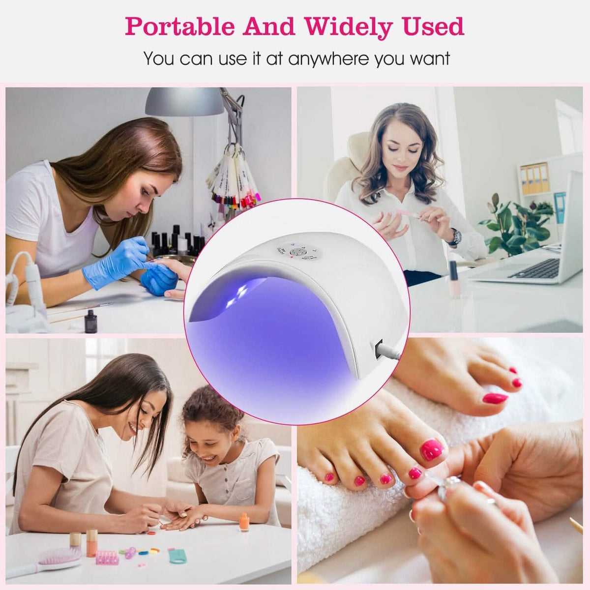 36W UV LED Lamp Nail Gel Dryer 12 LED Sensor Gel Curing Machine - A-1 Thread Vault