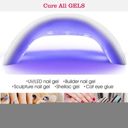 36W UV LED Lamp Nail Gel Dryer 12 LED Sensor Gel Curing Machine - A-1 Thread Vault