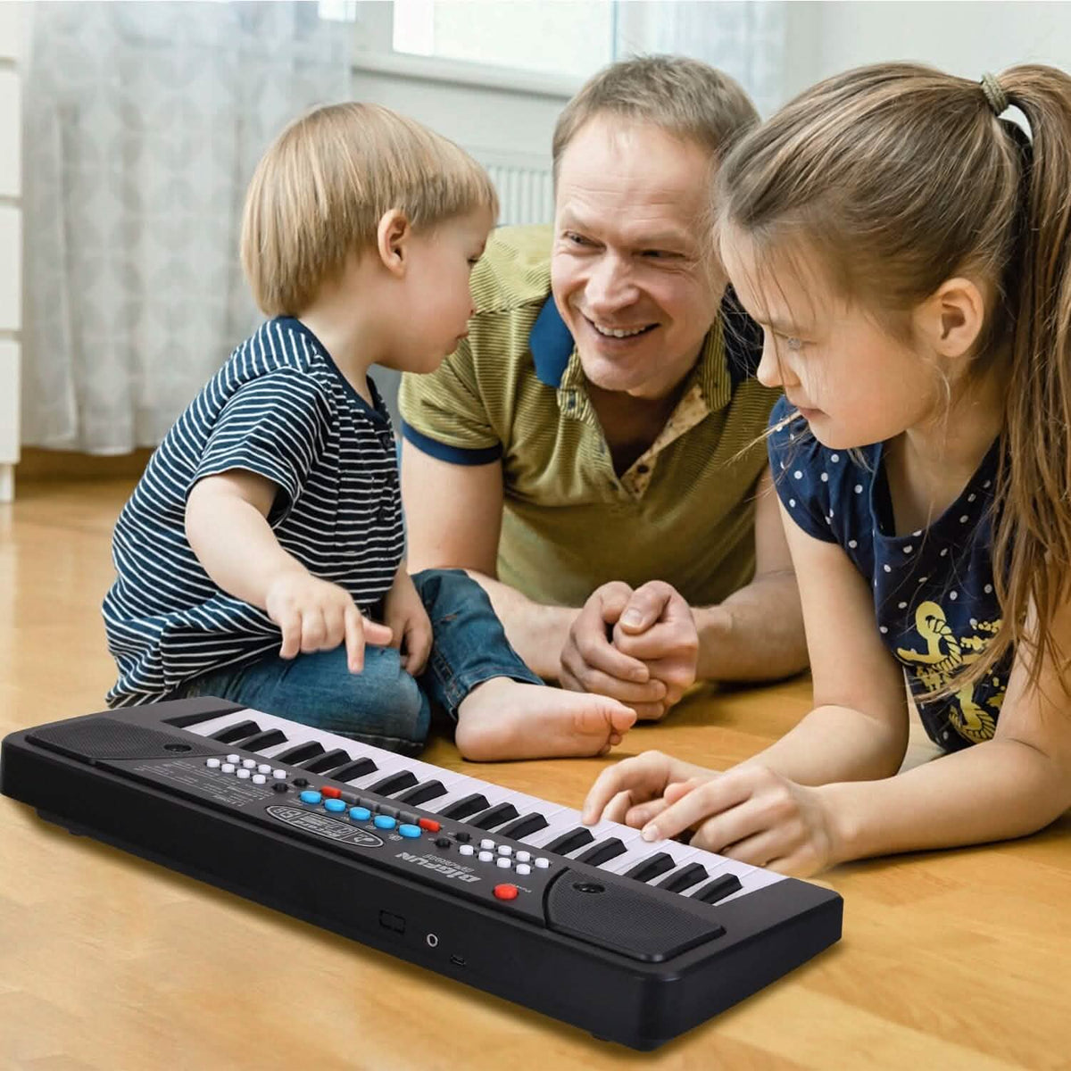 37 Keys Digital Music Electronic Keyboard Instrument with Microphone - A-1 Thread Vault