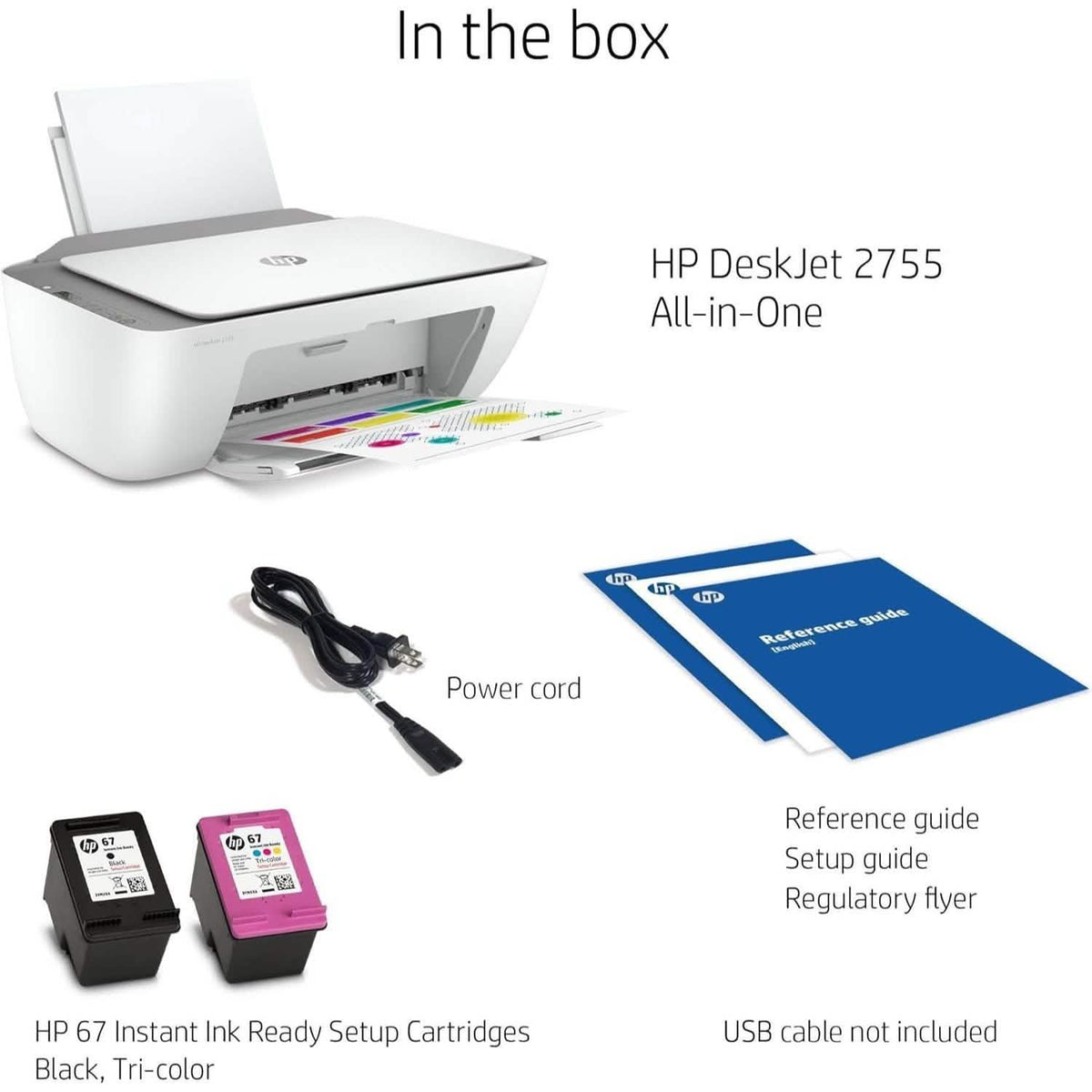 HP DeskJet 2755 All-in-One Wireless Printer – Refurbished - A-1 Thread Vault