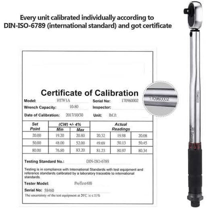 3/8 Drive Click Torque Wrench Set-HTW1A - A-1 Thread Vault