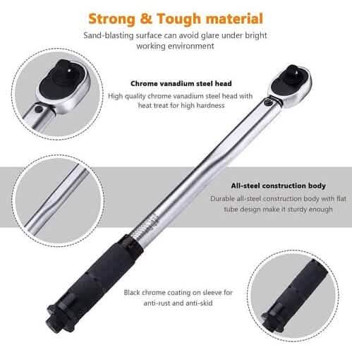 3/8 Drive Click Torque Wrench Set-HTW1A - A-1 Thread Vault