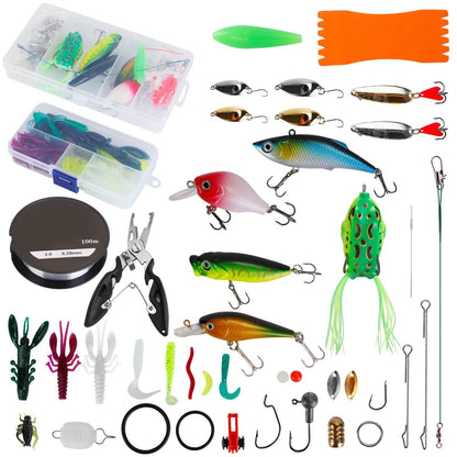 383-Piece: Fishing Lures Tackle Box - A-1 Thread Vault