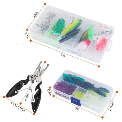 383-Piece: Fishing Lures Tackle Box - A-1 Thread Vault