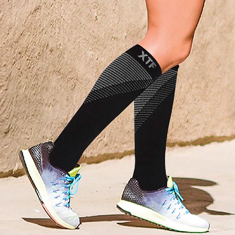 12-Pairs: Athletic Graduated Knee-High Compression Socks - A-1 Thread Vault