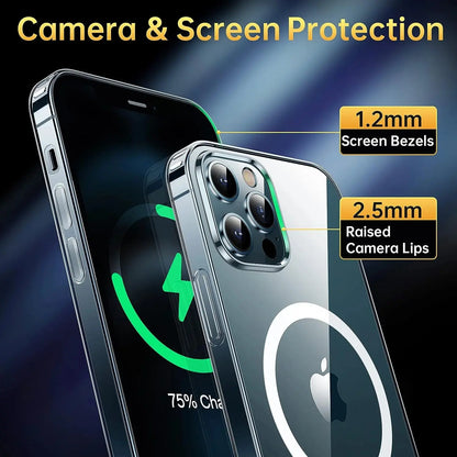 Entronix Case Compatible with iPhone 12/12 Pro - [Hard Back] Slim Clear - A-1 Thread Vault