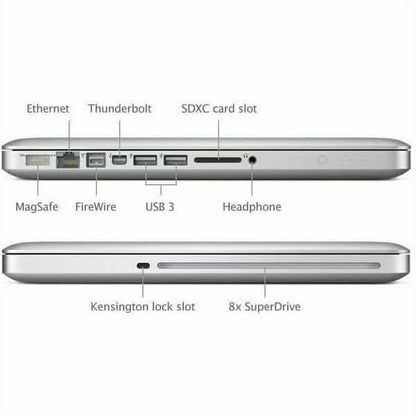 Apple MacBook Pro Core i7 2.9GHz 8GB RAM 500GB HD 13 MD102LL/A (Refurbished) - A-1 Thread Vault