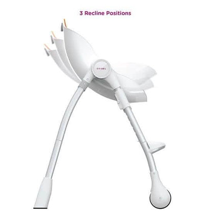 Oribel Cocoon High Chair. 3 Recline Option + Height Adjustable, Removable Tray (Refurbished) - A-1 Thread Vault