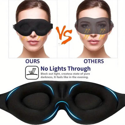 3D Contoured Cup Sleeping Mask and Blindfold - A-1 Thread Vault