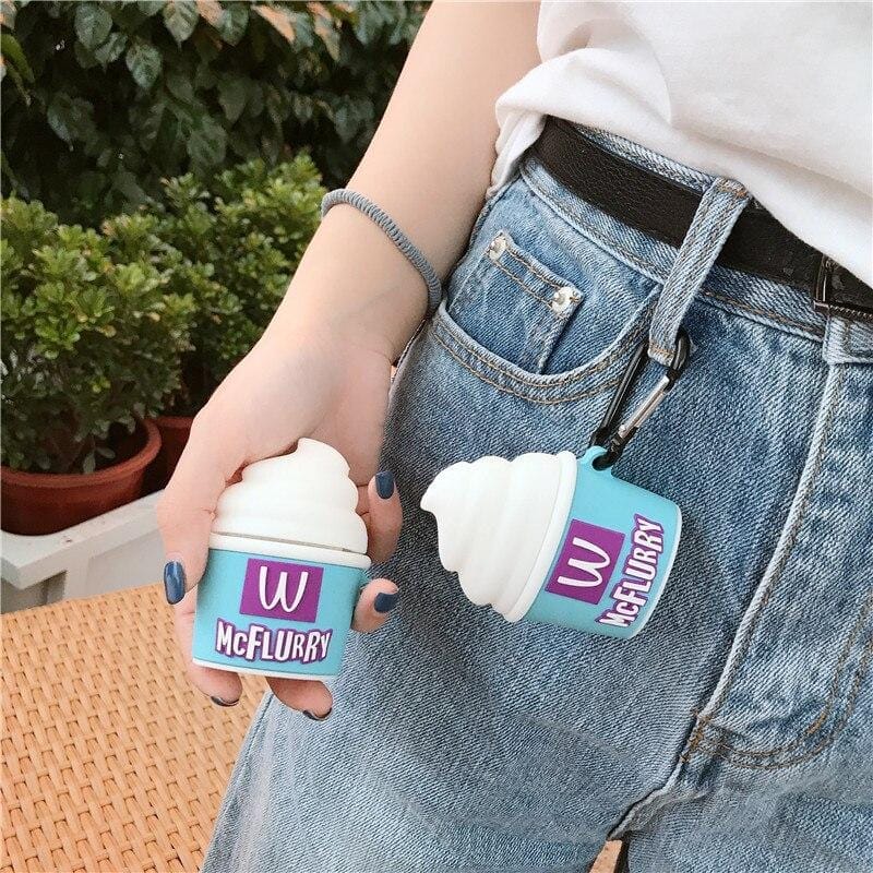 3D Cute Ice Cream Airpods Case - A-1 Thread Vault
