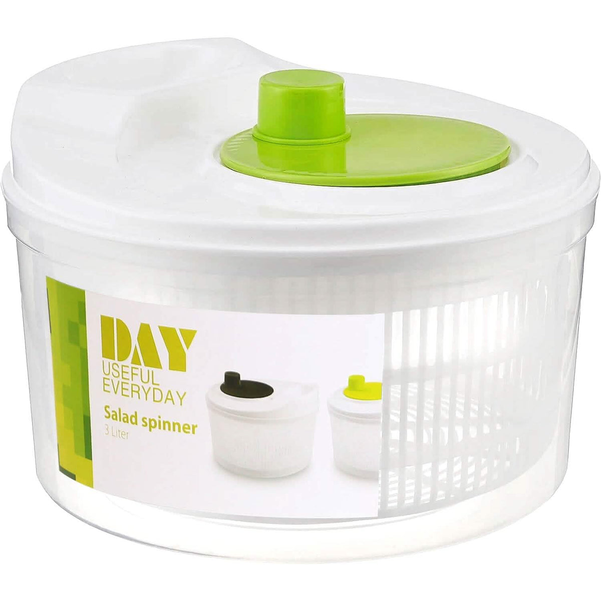 3L/0.8Gal Salad Spinner Washer with Lid - A-1 Thread Vault