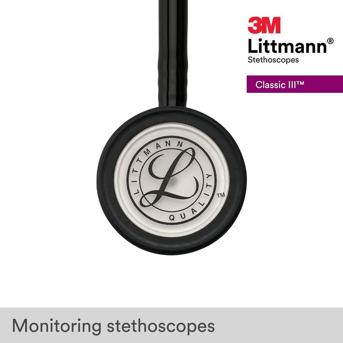 3M Littmann Classic III Monitoring Stethoscope (Refurbished) - A-1 Thread Vault