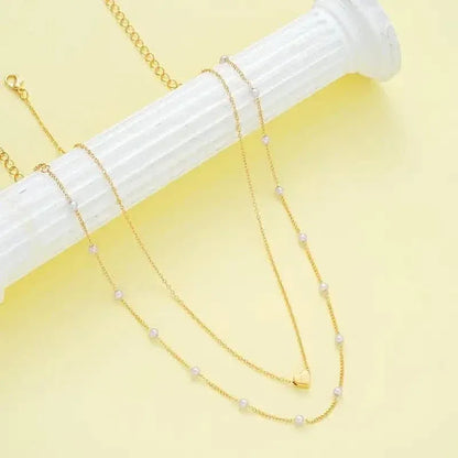 3pcs Heart Necklace & Bracelet Set for Women - A-1 Thread Vault