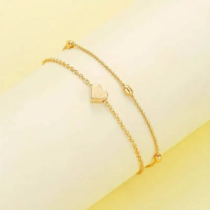 3pcs Heart Necklace & Bracelet Set for Women - A-1 Thread Vault