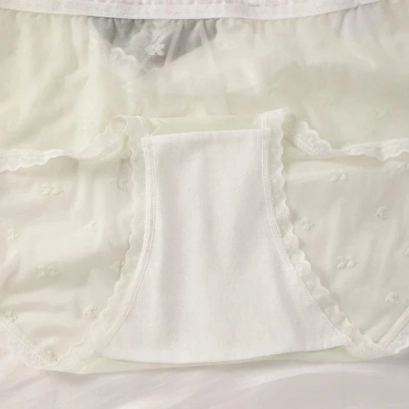 3PCS Lifter Women Fashion Female Panties Mesh Thin Plus Size Panties Lingerie Sexy Underware Woman Underwear Briefs Seamless - A-1 Thread Vault