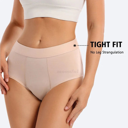 3PCS/Lot Menstrual Panties Woman Very Abundant Flow Menstruation Underwear High Waist Leak Proof Period Panties for Girls Set - A-1 Thread Vault