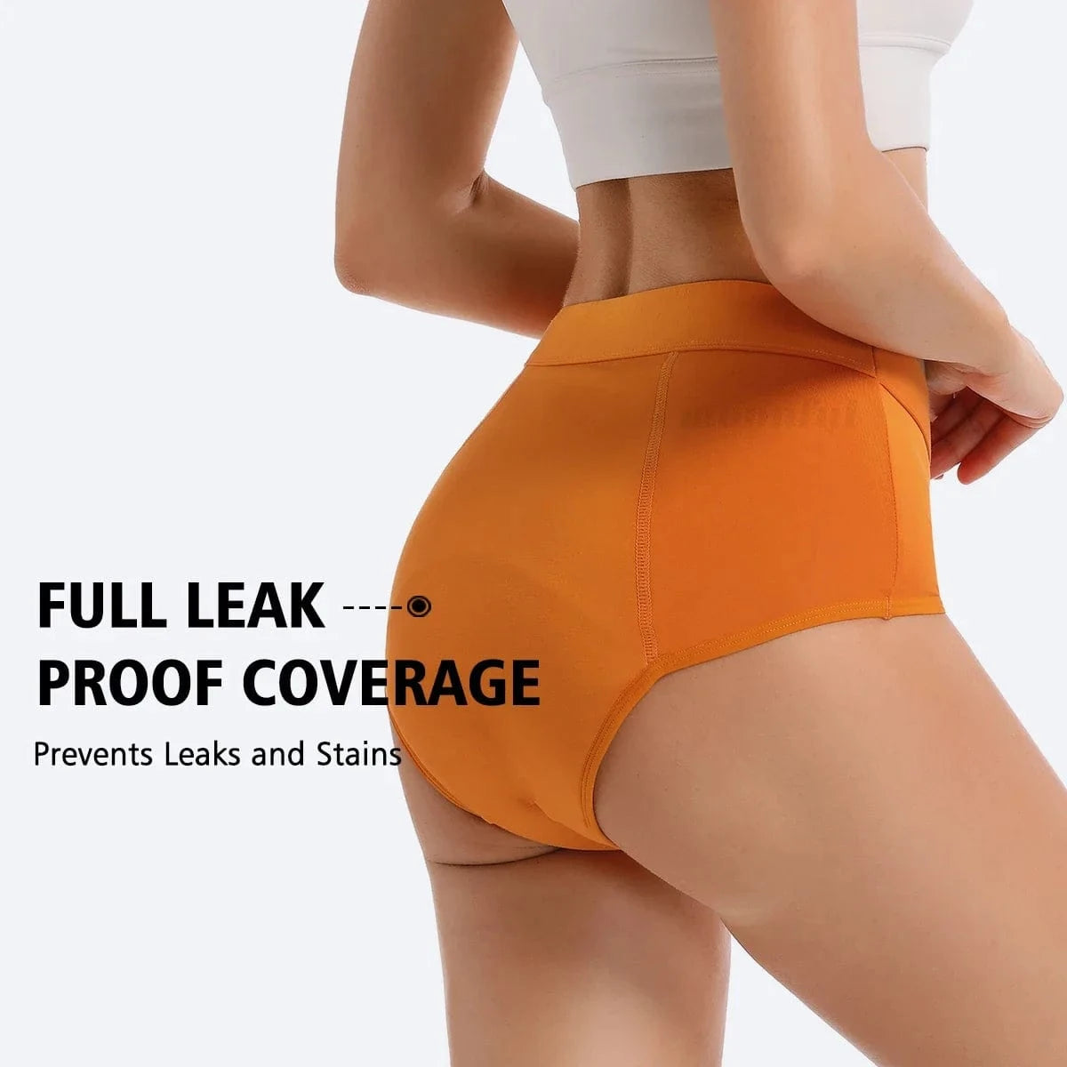 3PCS/Lot Menstrual Panties Woman Very Abundant Flow Menstruation Underwear High Waist Leak Proof Period Panties for Girls Set - A-1 Thread Vault