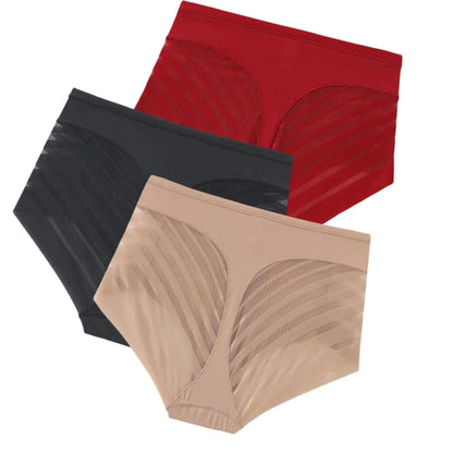 3Pcs/Set Shapewears Pants Women Tight Panties Slimming Shapewear Female Plus Size Underwear Comfort Wear Panties M-3XL Briefs - A-1 Thread Vault