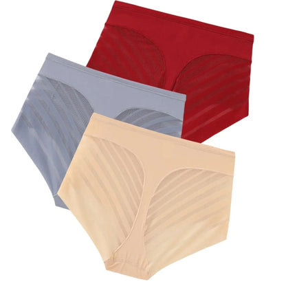 3Pcs/Set Shapewears Pants Women Tight Panties Slimming Shapewear Female Plus Size Underwear Comfort Wear Panties M-3XL Briefs - A-1 Thread Vault