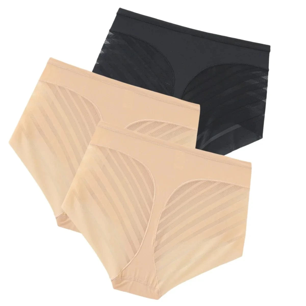 3Pcs/Set Shapewears Pants Women Tight Panties Slimming Shapewear Female Plus Size Underwear Comfort Wear Panties M-3XL Briefs - A-1 Thread Vault