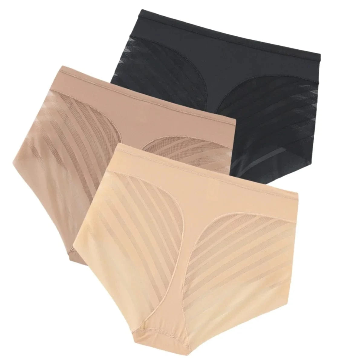 3Pcs/Set Shapewears Pants Women Tight Panties Slimming Shapewear Female Plus Size Underwear Comfort Wear Panties M-3XL Briefs - A-1 Thread Vault