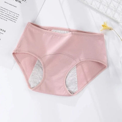 3PCS/set Women's menstrual briefs large flow postpartum water absorption leakproof briefs women's pure cotton menstrual briefs - A-1 Thread Vault