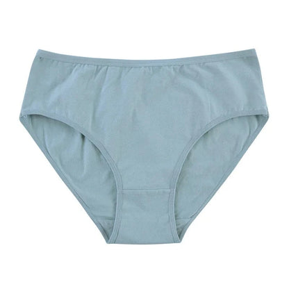 3PCS/Set Women Sexy Seamless Cotton Panties Big Size Underwear Female Underpants Girls 6 Solid Color Soft Briefs Lingerie 8815 - A-1 Thread Vault